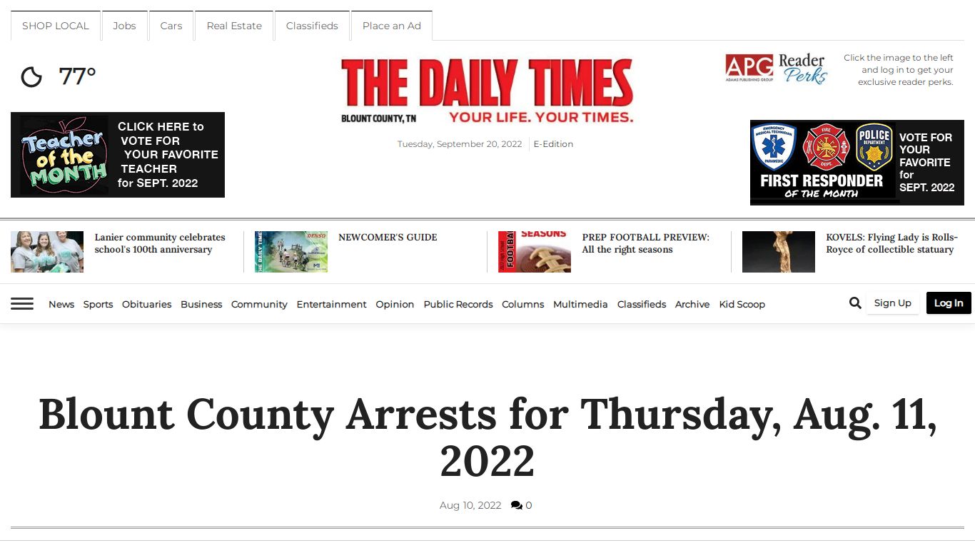 Blount County Arrests for Thursday, Aug. 11, 2022 | Blount Records ...